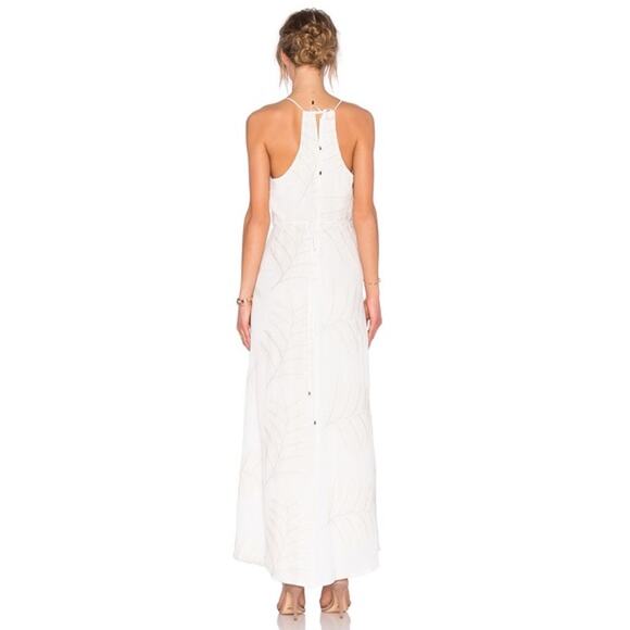 LOVER + FRIENDS White Wrap Tie Maxi Dress - Picture 13 of 13